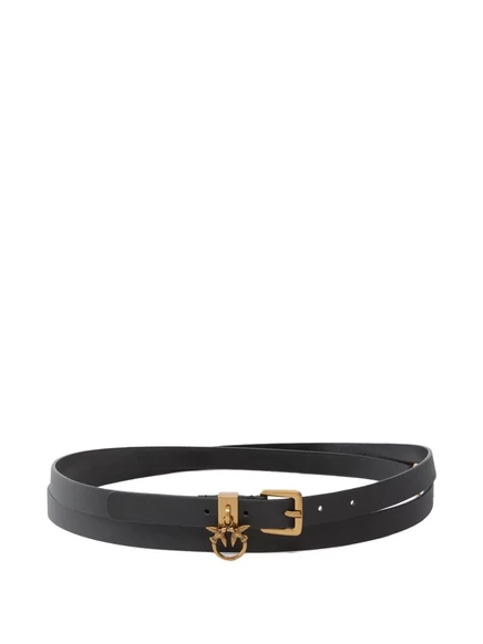 Кожаный ремень с эмблемой PINKO black