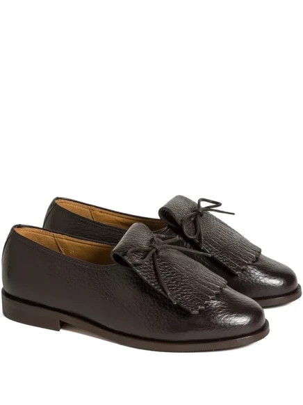 Лоферы Soloviere Matt Kilt с бахромой, коричневые