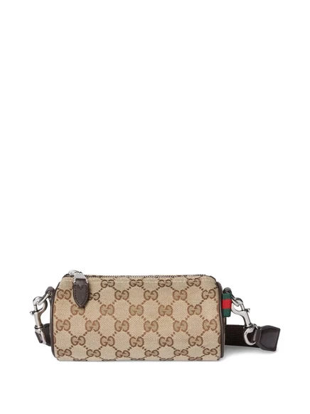 Холщовая сумка через плечо Gucci gg neutrals