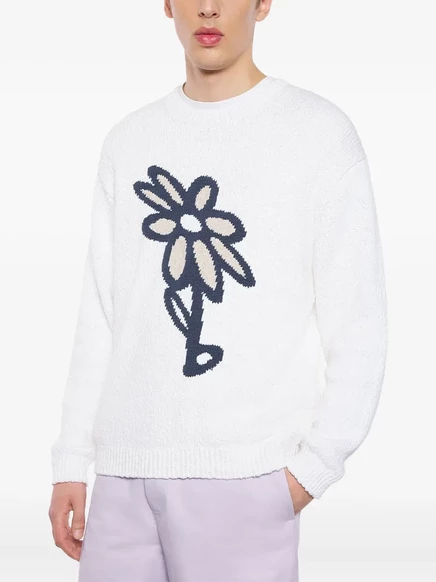Мужской джемпер Maison Kitsuné Daisy, белый