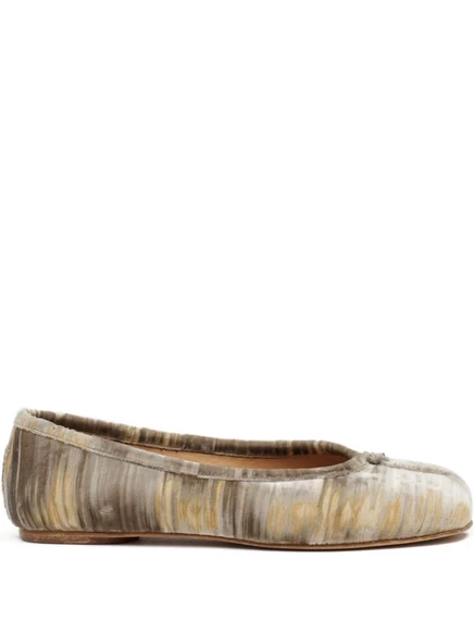 Женские балетки Maison Margiela Tabi, бежевые