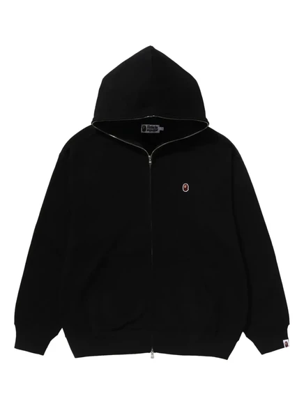 Толстовка с капюшоном BATHING APE® на молнии black