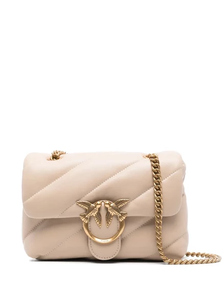 Сумка через плечо PINKO mini Love Puff neutrals