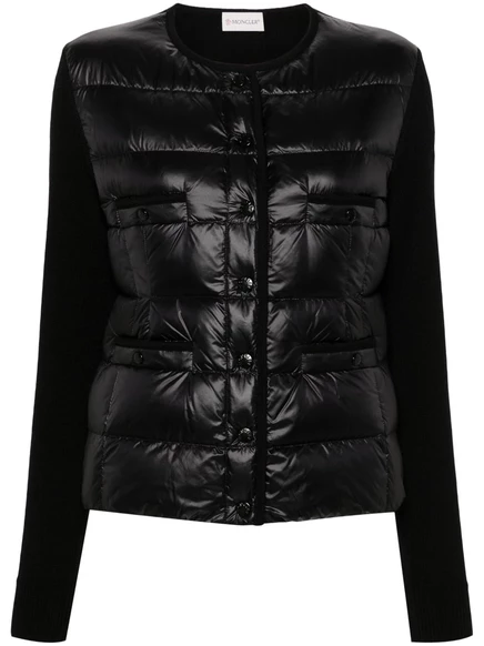 Женская стеганая куртка Moncler, черная