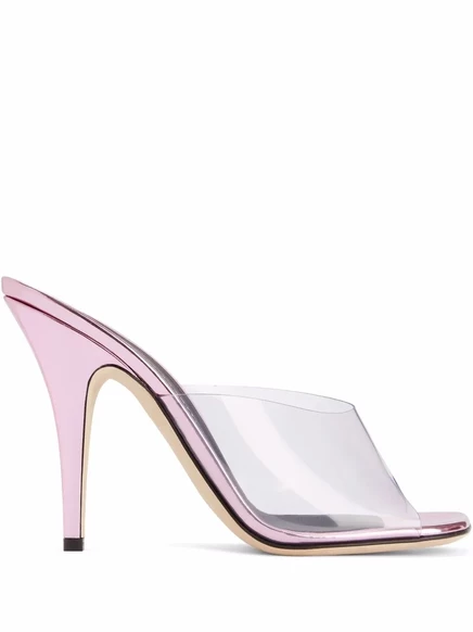 Сандалии из плексигласа Giuseppe Zanotti 105 мм Earthshine из плексигласа pink