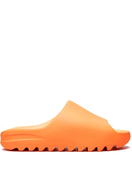 Унисекс шлепанцы Adidas Yeezy Enflame Orange, оранжевые