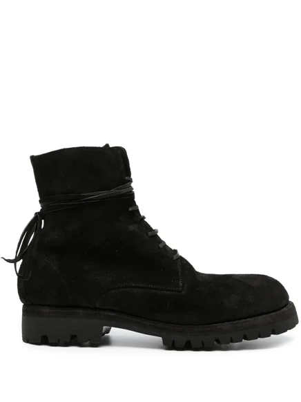 Кожаные ботильоны Guidi 795V black