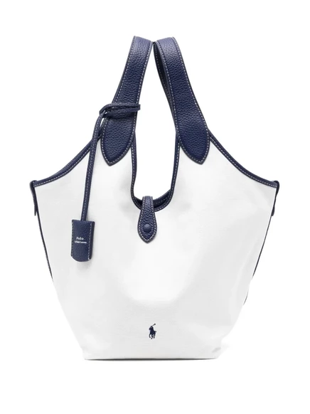 Большая холщовая сумка Polo Ralph Lauren для игры в поло white