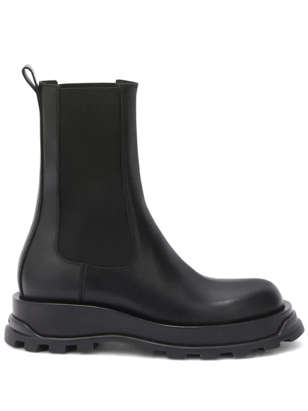 Женские челси Jil Sander из кожи, черные
