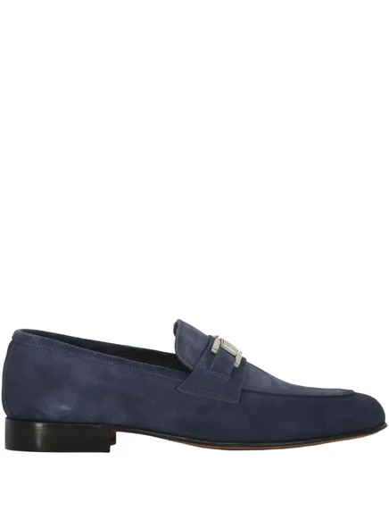 Кожаные мокасины Bruno Magli blue