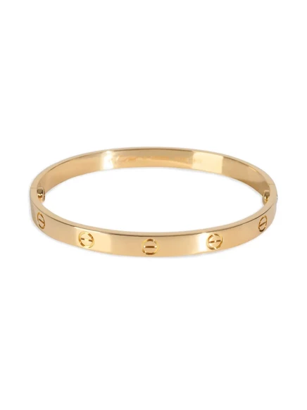 Унисекс браслет Cartier Love 18K из желтого золота, золотой