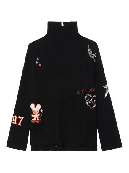 Женский свитер Zadig & Voltaire Bleeza, черный