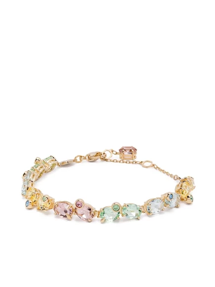 Женский браслет Swarovski Tennis Gem золотистый