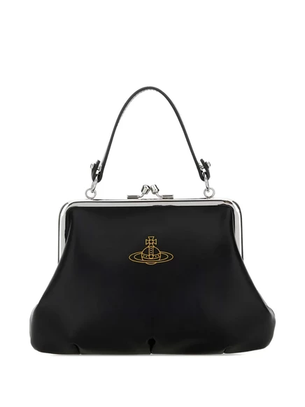 Женская сумка Vivienne Westwood Orb Granny из экокожи, черная