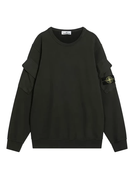 Мужская толстовка Stone Island Juniper, зеленая