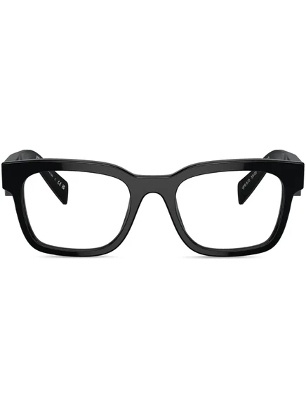 Мужские квадратные очки Prada Eyewear, черные