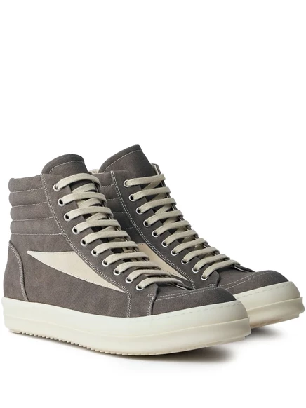 Мужские высокие кроссовки Rick Owens DRKSHDW, серые