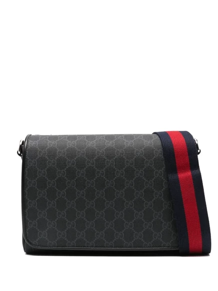 Мужская сумка‑мессенджер Gucci Mini GG Super, черная