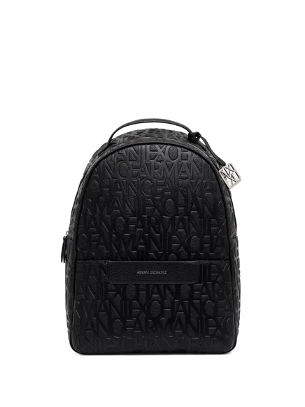 Рюкзак с тиснением логотипа Armani Exchange black