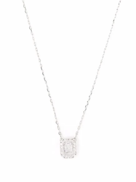Женское колье Swarovski Una с кристаллами, серебристое