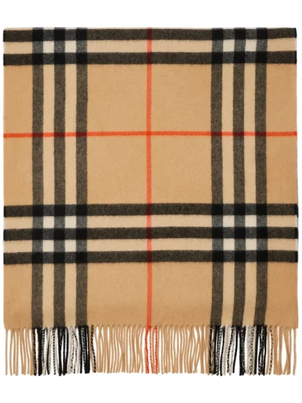 Унисекс-шарф Burberry из кашемира в клетку