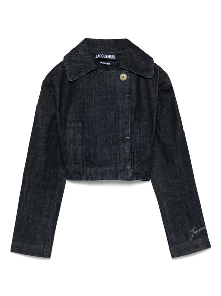 Женская джинсовая куртка Jacquemus La Veste De-Nîmes, индиго