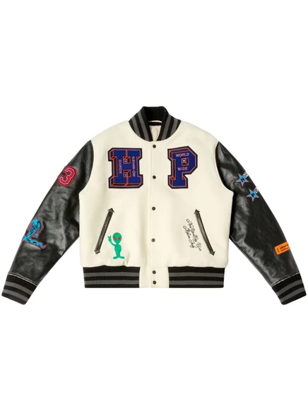 Мужской бомбер Heron Preston с нашивками, разноцветный