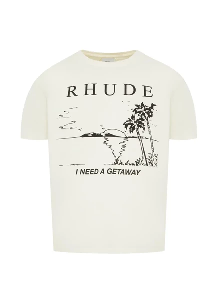 Мужская футболка RHUDE I Need A Getaway, белая