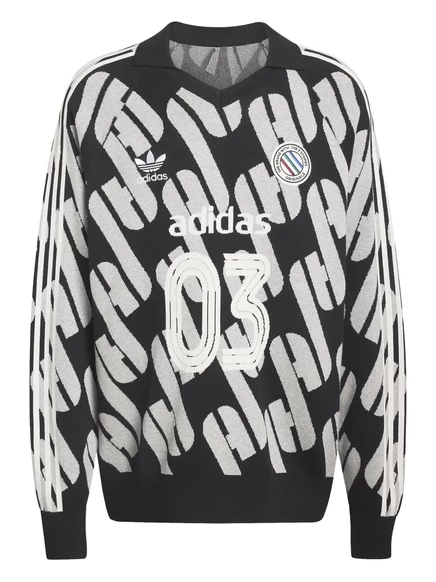 Свитер Adidas Adicolour Blokecore с логотипом, черный