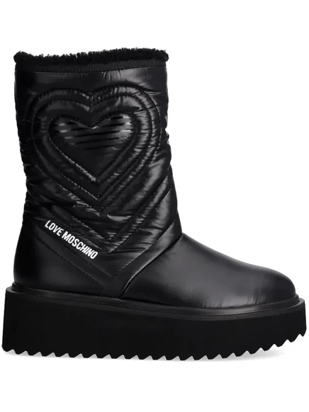 Женские ботильоны Love Moschino на платформе, черные