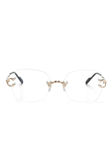 Очки Cartier Eyewear Signature C de Cartier, золотистые