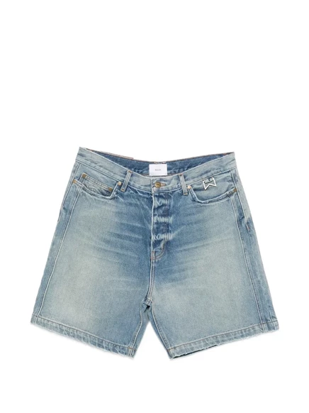 Мужские джинсовые шорты Rhude stone wash, синие
