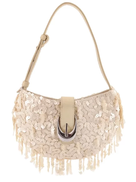 Сумка через плечо STAUD Alana с блестками neutrals