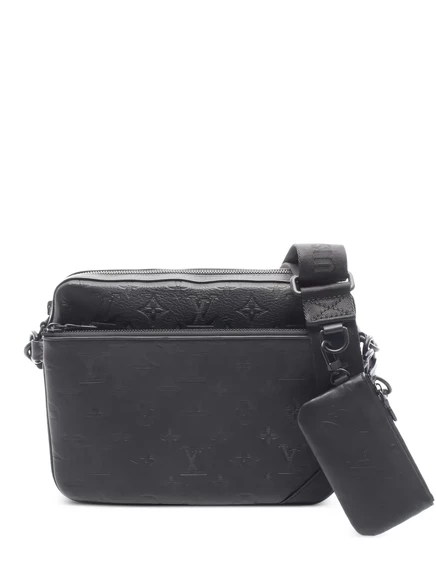 Сумка через плечо Louis Vuitton Pre-Owned Monogram Shadow, черная