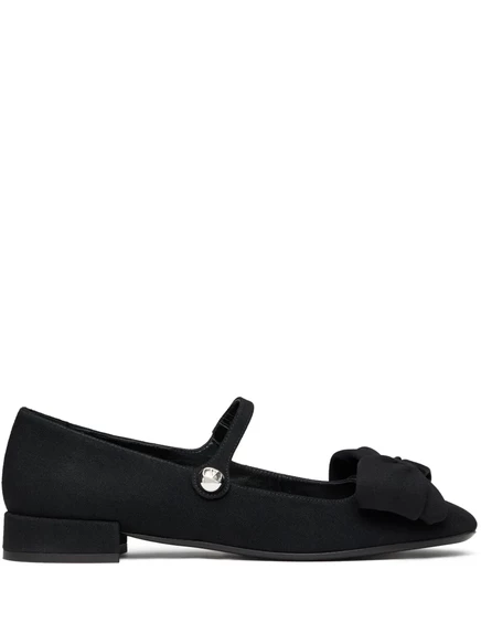 Балетные туфли-лодочки Valentino Garavani 20 мм Bowjane Mary-Jane black
