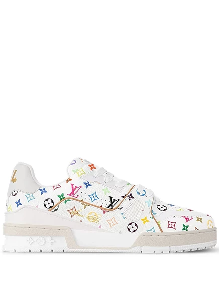 Мужские кроссовки Louis Vuitton x Murakami, белые