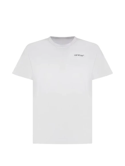Детская футболка Off-White Kids с принтом стрелок, белая
