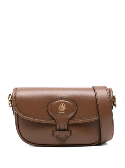 Женская сумка Bally Beckett через плечо, коричневая
