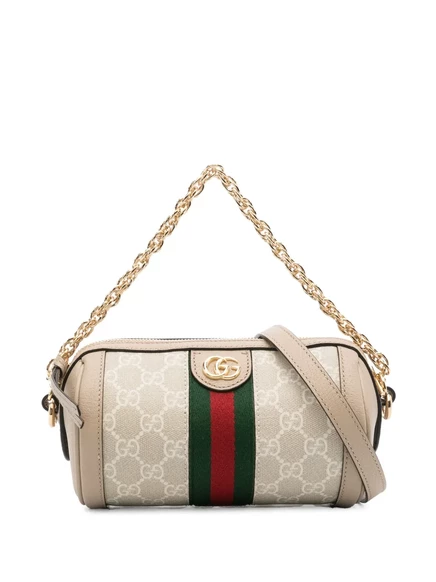 Сумка через плечо Gucci mini Ophidia neutrals