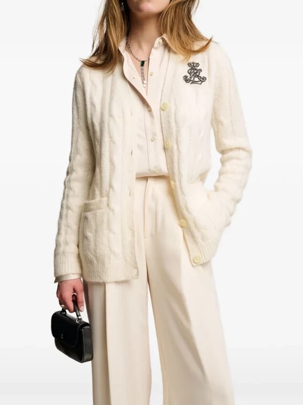 Женский кардиган Lauren Ralph Lauren, белый