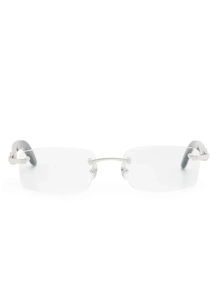 Очки Cartier Eyewear C Décor прямоугольные, белые