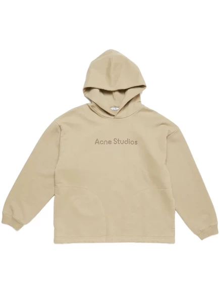 Толстовка с заклепками и логотипом Acne Studios neutrals