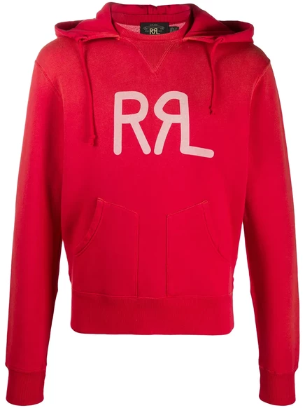 Мужское худи Ralph Lauren RRL с капюшоном, красное