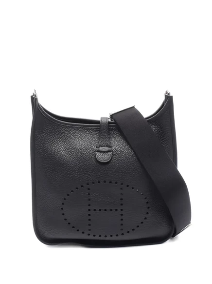 Женская сумка Hermès Evelyn 3 Troyes PM, чёрная