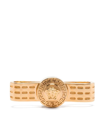 Серьги с мотивом головы Медузы от Versace gold