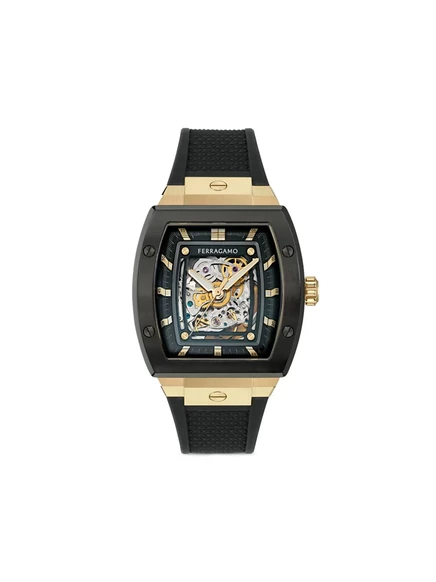 Мужские часы Ferragamo F-80 42 мм, черные