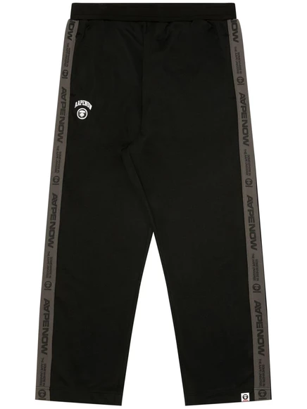 Мужские спортивные штаны AAPE с вышивкой, черные