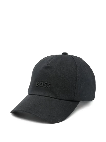 Мужская кепка Boss с логотипом, черная