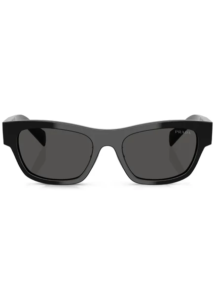 Солнцезащитные очки в геометрической оправе Prada Eyewear black