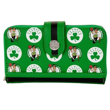 Кошелек Loungefly Boston Celtics на молнии, 17,1×10,2 см